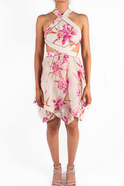Zimmermann corsage linear dress on sale
