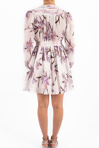 Zimmermann Corsage Plisse Mini Dress for Hire VESTRR Vestrr