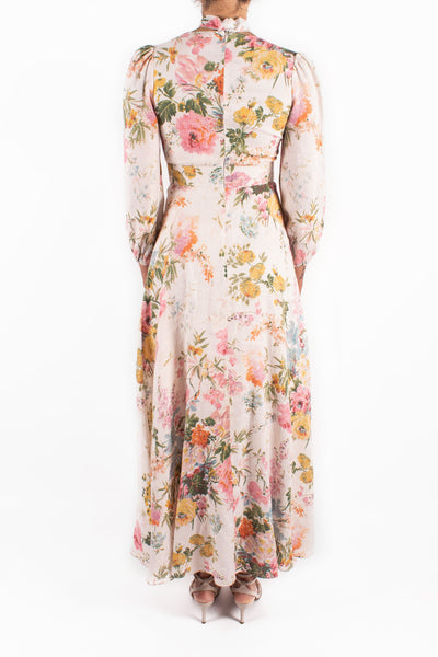 Zimmermann Heathers Plunge Long Dress for Hire VESTRR Vestrr