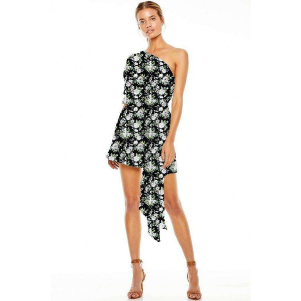 Talulah Tropo Dreams Mini Dress Dark Floral for Hire VESTRR Vestrr