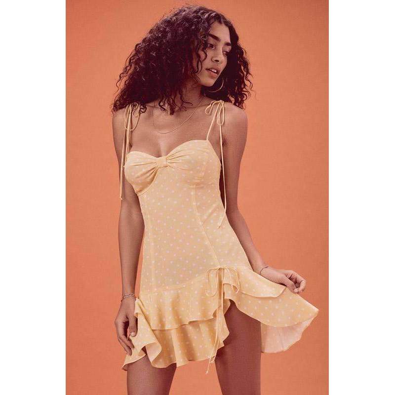 Limoncello Tiered Ruffled Dress