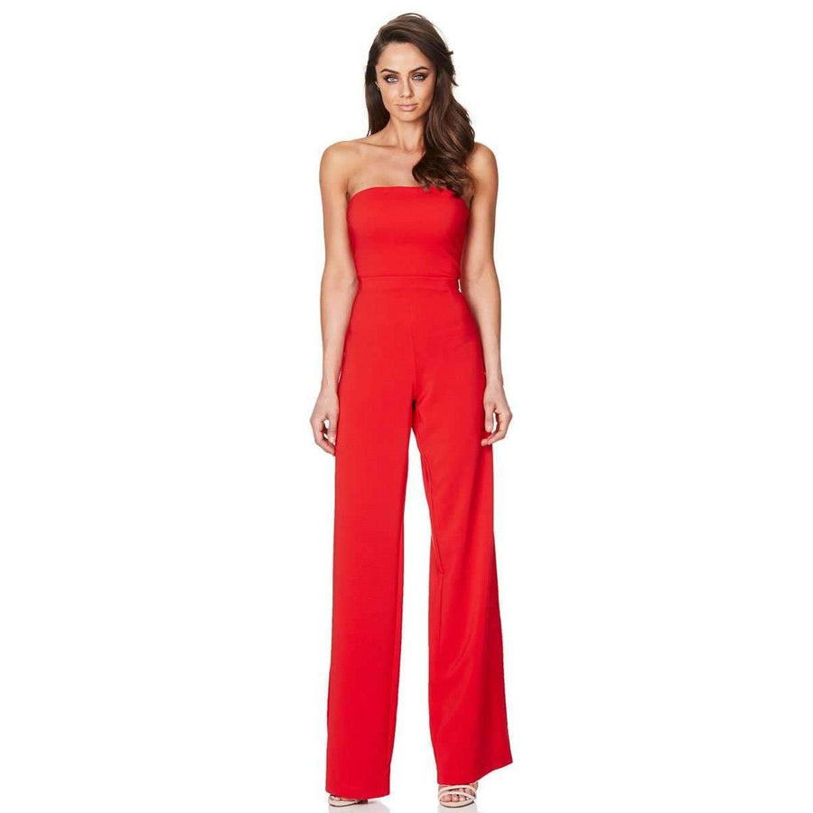 Glamour Jumpsuit Cherry Red