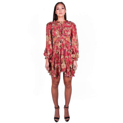 Zimmermann melody best sale lace up dress